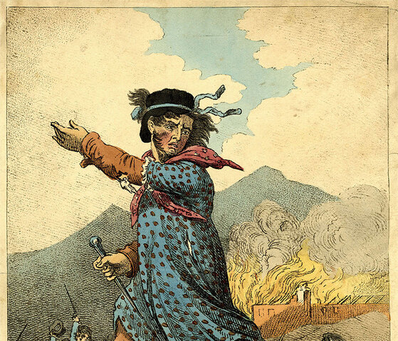 Luddite rebellion in Great Britain