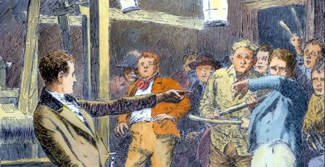 Luddite rebellion in Great Britain