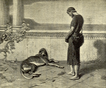 The Beggar and the Faithful Dog