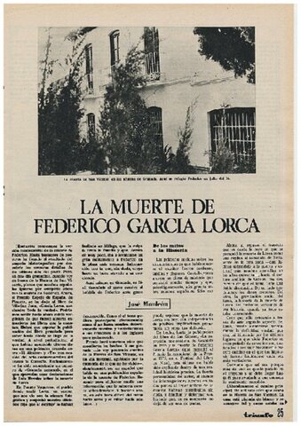 Asesinato de Federico García Lorca