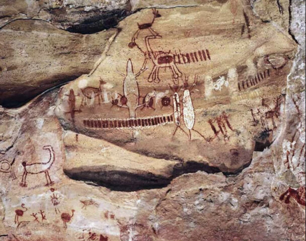 12,000 BCE Pinturas Rupestres (Brasil)