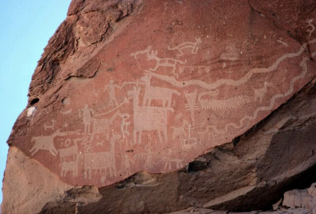 10,000 BCE arte rupestre en (Chile)