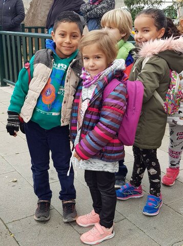 El primer dia d'escola a Infantil.