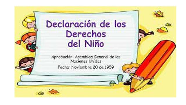 Declaración Derecho de los Niños