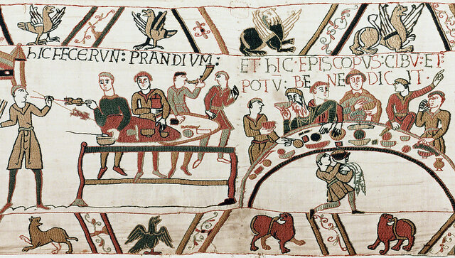 Bayeux Tapestry (First meal)