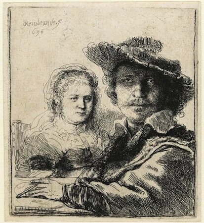Self-Portrait with Saskia