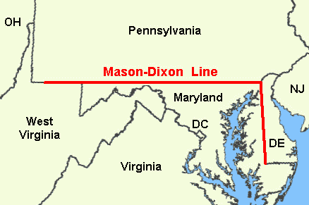 The Mason-Dixon Line