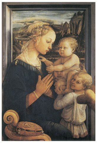 Madonna with Child and Two Angels