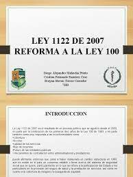 Ley 1122 de 2007
