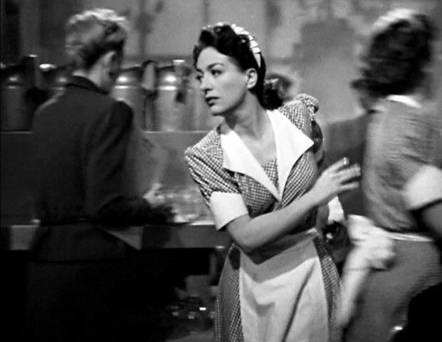 Mildred works as a waitress