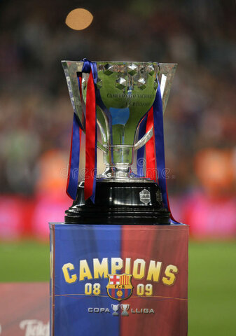 Primera liga con el BARCELONA FC