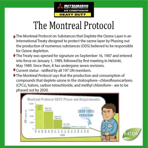 Montreal Protocol on substances that deplete the ozone layer entered into force