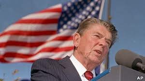 Ronald Regan ejerce como precidente de USA