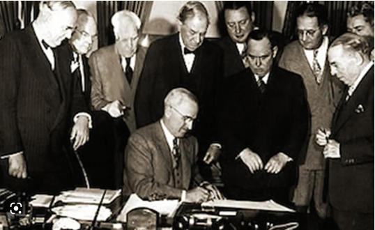 Plan Marshall para la reconstrucción de Europa.1947