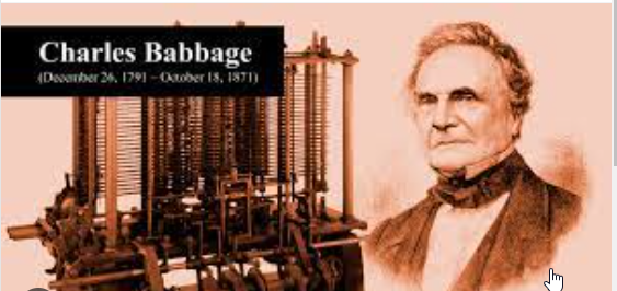 Charles Babbage (1792 - 1871)
