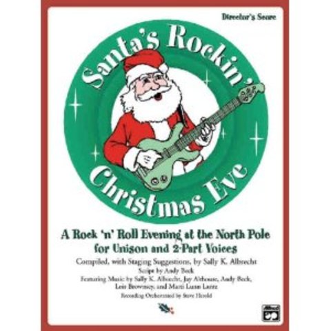 First role in a musical called “Santa’s Rocking Christmas Eve”.