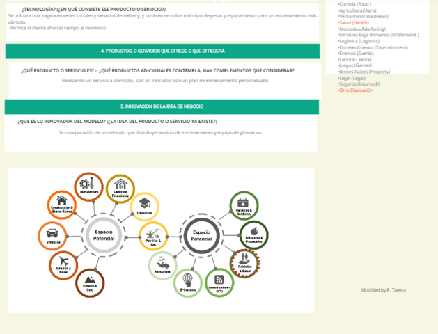 Perfil de la idea de negocio