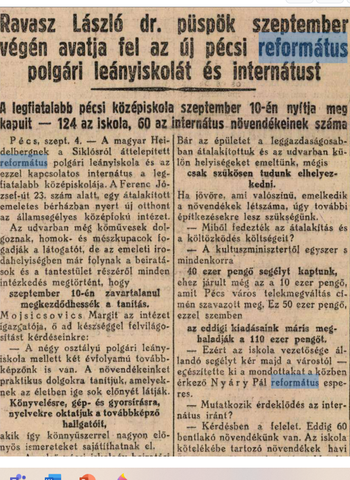 Pécsi Református Leánynevelő Intézet