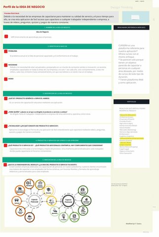 Perfil de la idea de negocio
