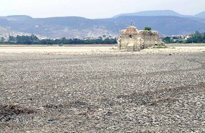 La Presa del Palote se seca por completo