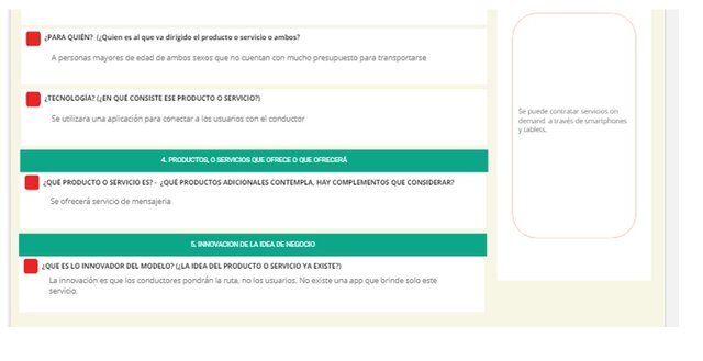 Perfil de la idea de trabajo