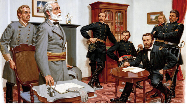 Robert E. Lee Surrenders