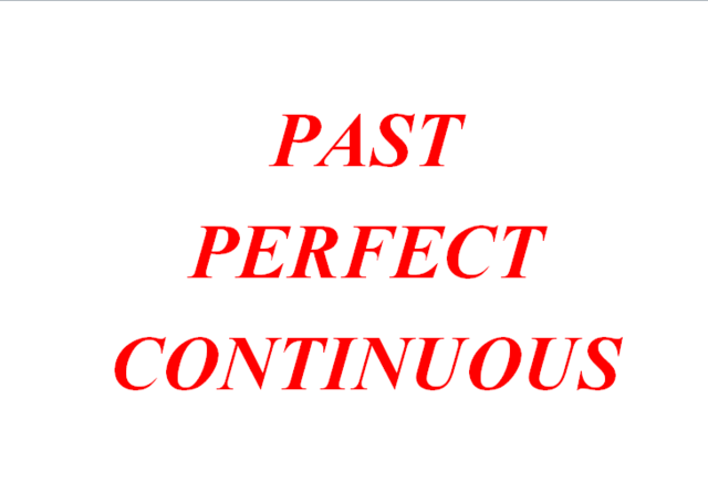 Past Perfect Continuous had+been+Ving