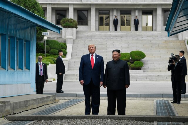 Trump and Kim Meet on Korean Border