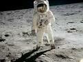 First man on the moon.