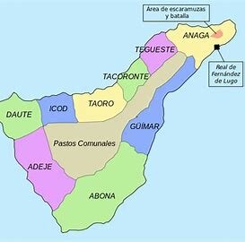 Se divide Tenerife en 9 menceyatos