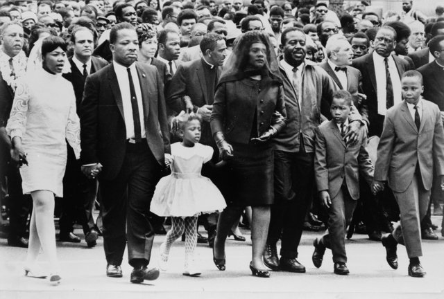 MLK's funeral