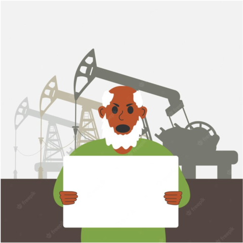 Protestas sobre la crisis del petroleo