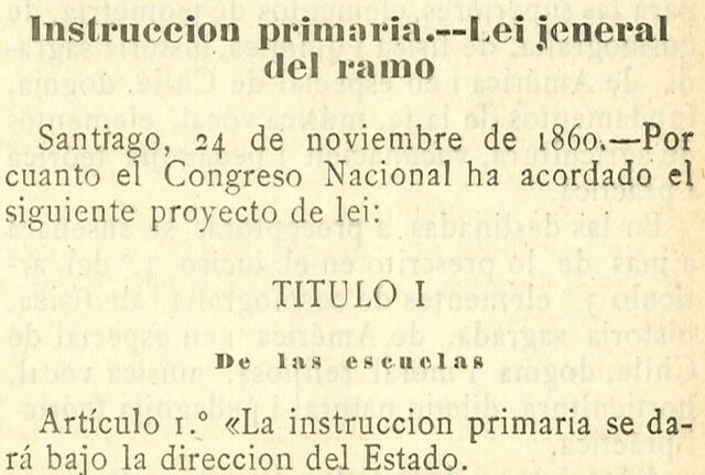 Ley de Instrucción Primaria