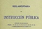 Reglamento de Instrucción Primaria