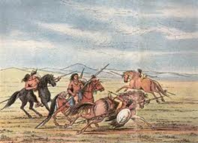 Comanches raid Pecos