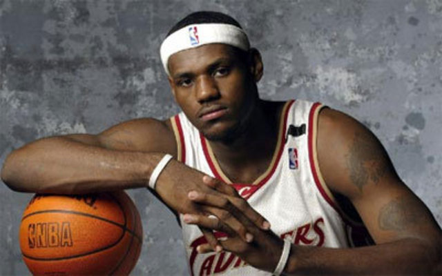 Lebron James enters the NBA