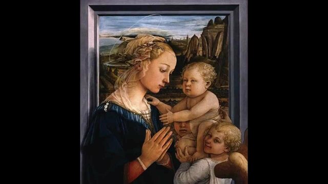 Madonna and Child with Two Angels