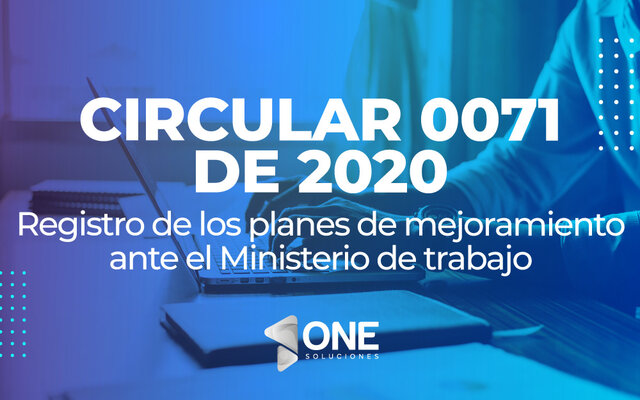 Circular 071 de 2020
