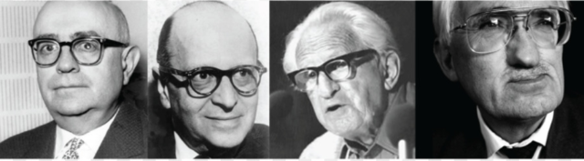 Max Horkheimer. Theodor Adomo y Herbert Marcuse