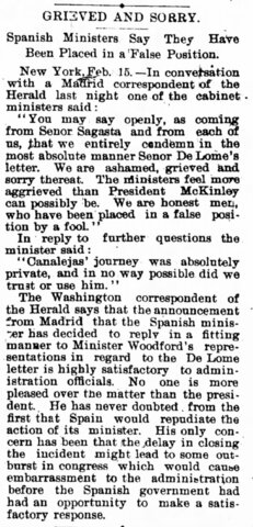 De Lome Letter Uncovering