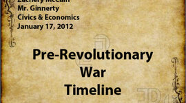 Timeline: Pre-Revolutionary War Timeline