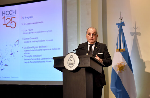 125 aniversario de la Conferencia de La Haya.