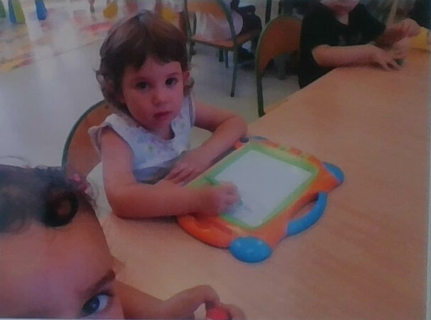 EL MEU PRIMER DIA A L'ESCOLA JAUME VIDAL .