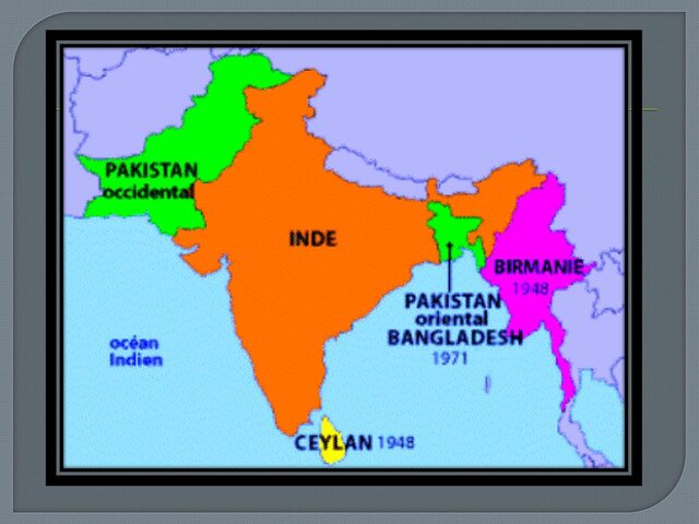 Separación de Pakistán oriental (India)