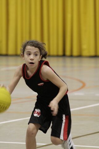 La primera final de basquet