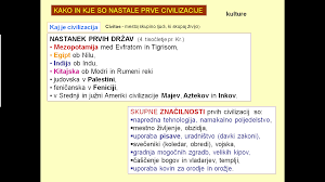 Nastanek prvih civilizacij