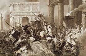 Propad zahodnega dela rima