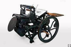 Izum tiskarskega stroja