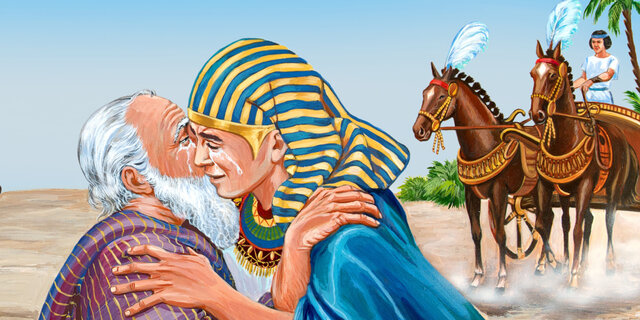 Jacob entra con su familia a Egipto. 1737 a. C.