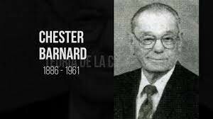 TEORÍA DE SISTEMAS Chester Barnard (1886-1961)